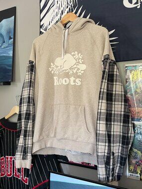 Roots Rework Flannel Hoodie